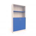 Estante de Madera con Puertas